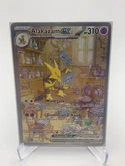 Alakazam ex - 201/165 SV: Scarlet & Violet 151 2023 Pokemon NM Shinya Komatsu - Image 1