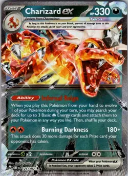 Pokemon | OBF | Charizard ex - | 125/197 | NM Holo - Image 1