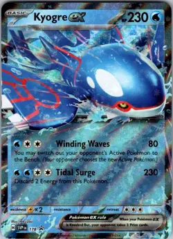 Pokemon | SVP | Kyogre ex - | 178 | NM Holo - Image 1