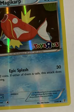 Pokemon GEN 22/83 - Stamped Toys R Us Pokemon Day Promo Magikarp Holo - NM - Image 4