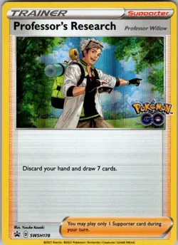 Pokemon | SWSD | Professor's Research - | SWSH178 | NM Holo - Image 1