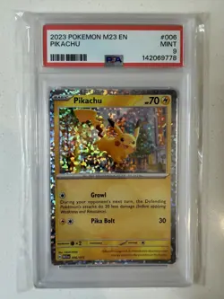 2023 POKEMON M23 EN-MCDONALD'S COLL #006 PIKACHU PSA 9 - Image 1