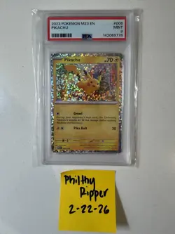 2023 POKEMON M23 EN-MCDONALD'S COLL #006 PIKACHU PSA 9 - Image 2