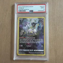 Pokemon Mew TCG Galarian Gallery 2023 SWSH Crown Zenith #GG10 PSA 9 - Image 1