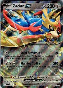 Pokemon | SVP | Zacian ex - | 198 | NM Holo - Image 1