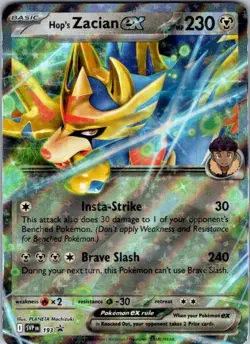 Pokemon | SVP | Hop's Zacian ex - | SVP193 | NM Holo - Image 1