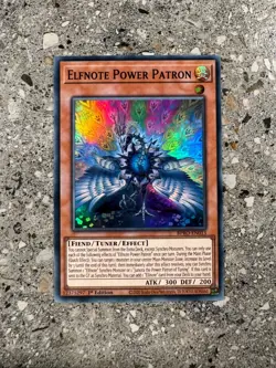 Yugioh TCG Elfnote Power Patron BPRO-EN013 Super Rare 1st Edition NM-M - Image 1
