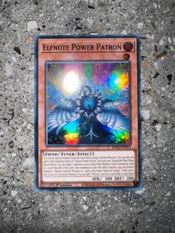 Yugioh TCG Elfnote Power Patron BPRO-EN013 Super Rare 1st Edition NM-M - Image 3