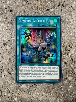 Yugioh TCG Elfnotes: Welcome Home BPRO-EN056 Super Rare 1st Edition NM-M - Image 1