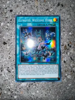 Yugioh TCG Elfnotes: Welcome Home BPRO-EN056 Super Rare 1st Edition NM-M - Image 3