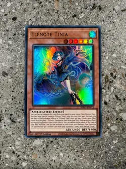 Yugioh TCG Elfnote Tinia BPRO-EN011 Ultra Rare 1st Edition NM-M - Image 1