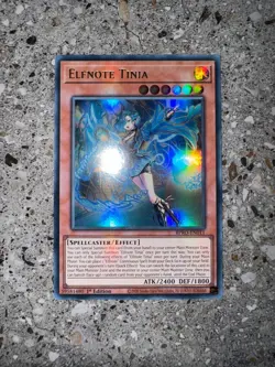Yugioh TCG Elfnote Tinia BPRO-EN011 Ultra Rare 1st Edition NM-M - Image 3