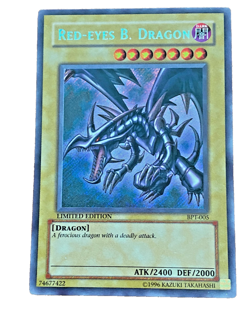 YU-GI-OH! RED-EYES B. Dragon BPT-005 DARK LIMITED EDITION DANS SA POCHETTE - Image 1