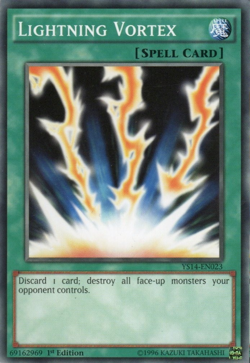 yugioh 1x Lightning Vortex YS14-EN023 COMMON 1AUFLAGE ENGLISCH - Image 1