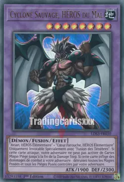 Yu-Gi-Oh! Cyclone Sauvage, HEROS du Mal : UR LDS3-FR030 - Image 1