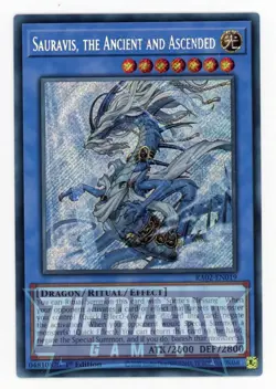 Yugioh RA02-EN019 - Sauravis, the Ancient and Ascended - Secret Rare - Image 1