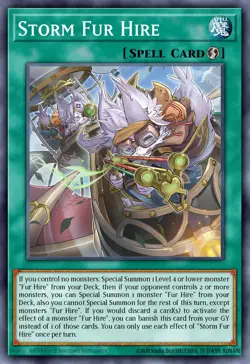 Yugioh BPRO-EN062 - Whirlwind Fur Hire - Common - Image 1
