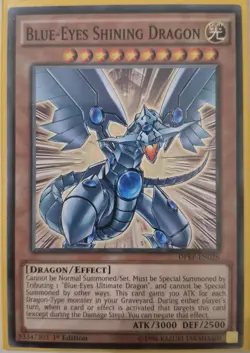 YuGiOh Blue-Eyes Shining Dragon DPRP-EN026 1st Edition - Image 1