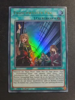 Yu-Gi-Oh! GRCR-DE021 Exoschwester-Pax Ultra Rare NM 1st - Image 1
