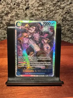 Crocodile & Mihawk ST25-003 SR - Starter Deck 25: BLUE Buggy Foil One Piece - Image 1