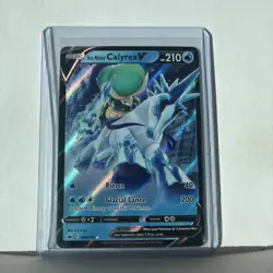 Ice Rider Calyrex V 45/198 Pokemon Card Ultra rare Chilling Reign NM - Image 2