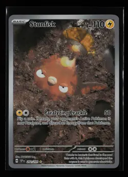 Stunfisk 202/191 Holo SV08: Surging Sparks Pokemon Card - Image 1