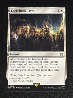 MTG Universes Beyond: Doctor Who Everybody Lives! 0018 NM Rare - Image 1