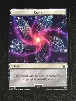 MTG Doctor Who Copy/Soldier Double-Sided Token 0001/0008 - Image 1