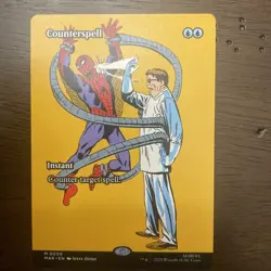 Counterspell Borderless Marvel's Spider-Man MTG NM Free Shipping - Image 1