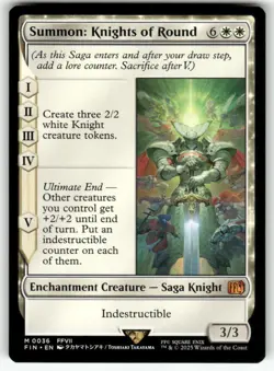 MTG FINAL FANTASY #36 Summon: Knights of Round - Image 1