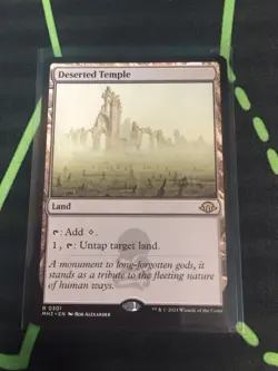 MTG Magic The Gathering Deserted Temple MH3 Rare Land Commander - Image 1