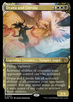MTG Drana and Linvala - Showcase, NM-Mint, English March of the Machine - Image 1