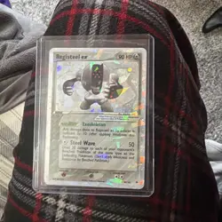 Pokemon TCG Registeel EX 99/101 Hidden Legends Cracked Ice Holo Rare LP - Image 1