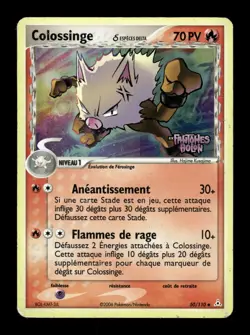 Carte Pokemon Colossinge Stamp 50/110 EX Fantomes Holon FR - Image 1