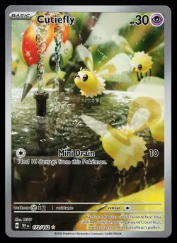 Cutiefly 172/162 Holo Illustration Rare Temporal Forces Pokemon Card - Image 1