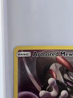 Pokemon Armored Mewtwo SM228 Promo Holo Basic Psychic Raid 120HP Card - Image 2