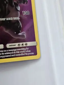 Pokemon Armored Mewtwo SM228 Promo Holo Basic Psychic Raid 120HP Card - Image 4