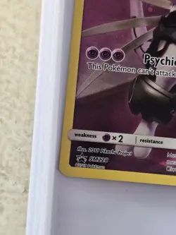 Pokemon Armored Mewtwo SM228 Promo Holo Basic Psychic Raid 120HP Card - Image 5
