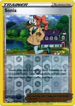 Sonia 065/073 Reverse Holo SW&SH Champions Path Pokemon - Image 1