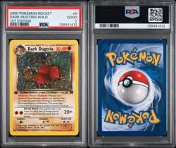 Dark Dugtrio: 2000 Pokemon 1st Edition Holographic Rocket #6 - PSA 2 - Image 1