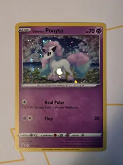Galarian Ponyta SWSH013 NM POKEMON Black Star Promo Holo - Image 1