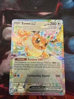 Eevee ex 075/131 Holo - Prismatic Evolutions NM Pokemon TCG English - Image 1