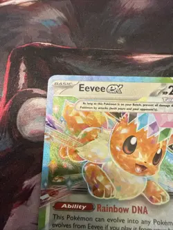 Eevee ex 075/131 Holo - Prismatic Evolutions NM Pokemon TCG English - Image 2