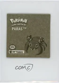 Paras Prism Foil Artbox Pokemon Stickers Series 1 Gold #R12 1999 - Image 2