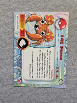 Paras #46 — 1999 Topps Pokemon Series 1 Blue Logo - Image 2