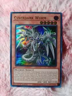 Yu-Gi-Oh! Cyberdark Wurm ALIN-EN027 Alliance Insight 1st Edition - Image 1