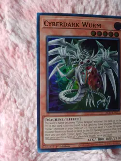 Yu-Gi-Oh! Cyberdark Wurm ALIN-EN027 Alliance Insight 1st Edition - Image 2