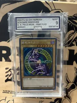 15AX-KRY01 Dark Magician Korean Yu-Gi-Oh!-AGS 9 PSA CGC - Image 1