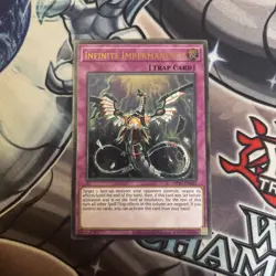 Yugioh Infinite Impermanence OP17-EN002 Ultimate Rare VLP/NM (1) (BT) - Image 1