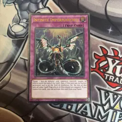 Yugioh Infinite Impermanence OP17-EN002 Ultimate Rare VLP/NM (2) (BT) - Image 1